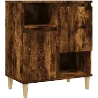vidaXL Sideboard Räuchereiche 60x35x70 cm Holzwerkstoff