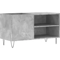 vidaXL Plattenschrank Betongrau 85x38x48 cm Holzwerkstoff