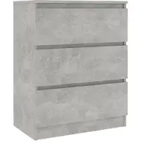 vidaXL Sideboard Betongrau 60x35x76 cm Holzwerkstoff
