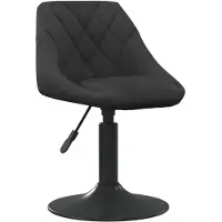 vidaXL Barhocker Schwarzer Samt