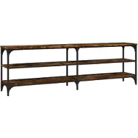 vidaXL TV-Schrank Räuchereiche 160x30x50 cm Holzwerkstoff