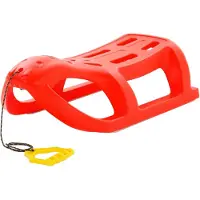 vidaXL Schlitten Rot 80x39,5x25,5 cm Polypropylen