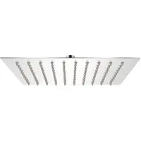 vidaXL Regenbrause Edelstahl 20x20 cm Quadratisch