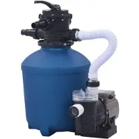 vidaXL Sandfilteranlage mit Zeitschaltuhr 530 W 10980 L/h