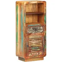 vidaXL Highboard 45x32x110 cm Altholz Massiv