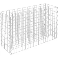 vidaXL Gabionen-Hochbeet Verzinkter Stahl 903060 cm