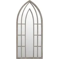 vidaXL Spiegel Sandfarben 100x45 cm Eisen für den Innenbereich