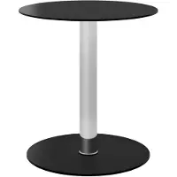 vidaXL Couchtisch Schwarz 40 cm Hartglas