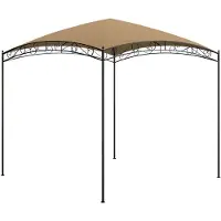 vidaXL Pavillon 3x3x2,65 m Taupe 180 g/m²