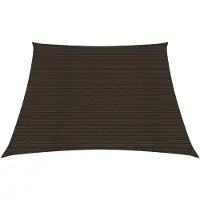 vidaXL Sonnensegel 160 g/m² Braun 4/5x3 m HDPE