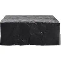 vidaXL Abdeckung Für Gartenmöbel 240x140x90 Cm 6 Poly Rattan Einstellen 10 Ösen 240x140x90 Cm