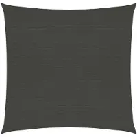 vidaXL Sonnensegel 160 g/m² Anthrazit 4x4 m HDPE