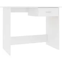 vidaXL Schreibtisch Weiß 100x50x76 cm Holzwerkstoff
