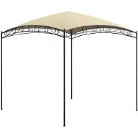 vidaXL Pavillon 3x3x2,65 m Creme 180 g/m²