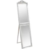 vidaXL Standspiegel Silbern 50x200 cm