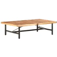 vidaXL Couchtisch 142x90x42 cm Akazie Massivholz