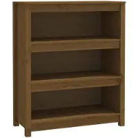 vidaXL Bücherregal Honigbraun 80x35x97 cm Massivholz Kiefer
