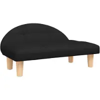 vidaXL Hundebett Schwarz 70x52x30 cm Stoff