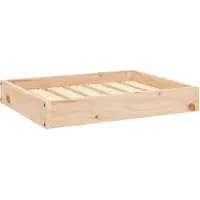 vidaXL Hundebett 61,5x49x9 cm Massivholz Kiefer