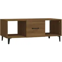 vidaXL Couchtisch Braun Eichen-Optik 102x50x40 cm Holzwerkstoff