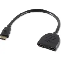Dolphix Adapter HDMI-Stecker / 2 x HDMI-Kupplung verg.