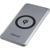 Intenso WPD10000, 10000 mAh, Lithium Polymer (LiPo), Quick Charge 3.0, Kabelloses Aufladen, Silber