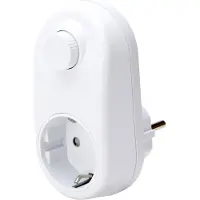 Kopp Zwischenstecker mit Zähler Schalter Dimmer Geräteschutz LED Schutzkontakt Zwischenstecker mit LED-Dimmer