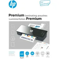 HP Laminierfolien Premium A4 125 Micron 25x mit Lochung