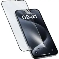 Cellularline Glass Capsule iPh 15/15 Pro Transparent Schutzglas für iPhone 15 und 15 Pro