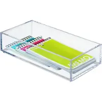 IDesign Organisator Clarity Transparent (10,2 x 20,3 x 5,1 cm)