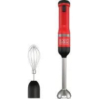 Black & Decker BCKM1012KR, Pürierstab, 0,7 l, Rot, Edelstahl