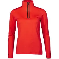 Halti Mode&Accessoires Moodi Half-Zip Shirt Woman Funktionsshirt - Cherry Tomatoe Red - 42