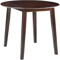vidaXL Esstisch Klappbar Rund MDF Braun