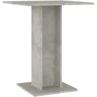 vidaXL Bistrotisch Betongrau 60x60x75 cm Holzwerkstoff