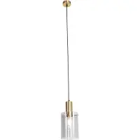 QAZQA Schicke Hängelampe aus Messing mit Rauchglas inkl WLAN A60 Vidra