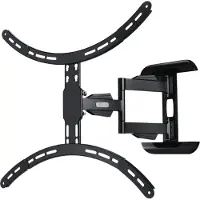 Hama TV Halterungen FULLMOTION TV Wall Bracket, 1 star, XL - Befestigungskit für TV - Schwarz - Bildschirmgröße: 94 - 165 cm