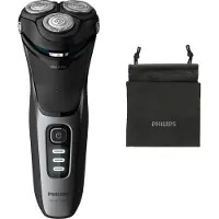 Philips 3000 series Shaver series 3000 S3231/52 Elektr. Nass- und Trockenrasierer Series 3000, Rotationstrasierer, Schwarz, Grau, Ladend, Leistung, SH30, 2 Jahr(e), Akku