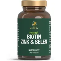 Vitactiv Biotin Zink & Selen Tabletten 365 St