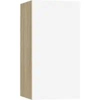 vidaXL TV-Schrank Weiß Sonoma-Eiche 30,5x30x60 cm Holzwerkstoff