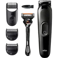 Braun Multigroomer 3 SK3300, 5-in-1-Bartschneider für Männer, Haartrimmer, für Gesicht, Haare