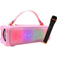 N-Gear Lautsprecher m. Mikrofon/Licht - Blazooka 703 - Drahtlos - - One Size - Lautsprecher