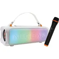 N-Gear Lautsprecher m. Mikrofon/Licht - Blazooka 703 - Kabellos - - One Size - Lautsprecher