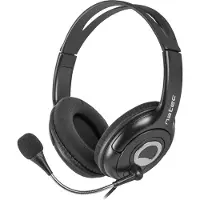 Natec Bear 2, Kabelgebunden, 20 - 20000 Hz, Kopfhörer, Schwarz