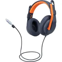 Logitech Zone Learn, Kabelgebunden, Ausbildung, 192 g, Kopfhörer, Blau, Orange
