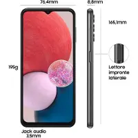 Samsung Galaxy A13 , 16,8 cm (6.6"), 4 GB, 64 GB, 50 MP, Android 12, Schwarz