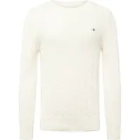 Gant Pullover Cotton Cabel C-Neck Herren Cream-S