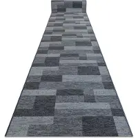 Rugsx Läufer Antirutsch ICONA grau 80cm 80x120 cm