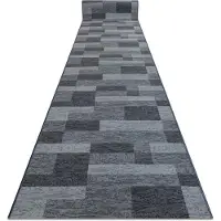 Rugsx Läufer Antirutsch ICONA grau 67cm 67x200 cm