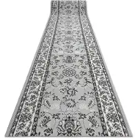 Rugsx Läufer BCF MORAD Klasyk Klassisches grau 100 cm 100x460 cm
