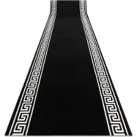 Rugsx Läufer BCF MORAD Grek griechisch schwarz 60 cm 60x350 cm